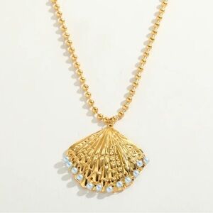 Pearl Shell Pendant Necklace – Coastal Luxe